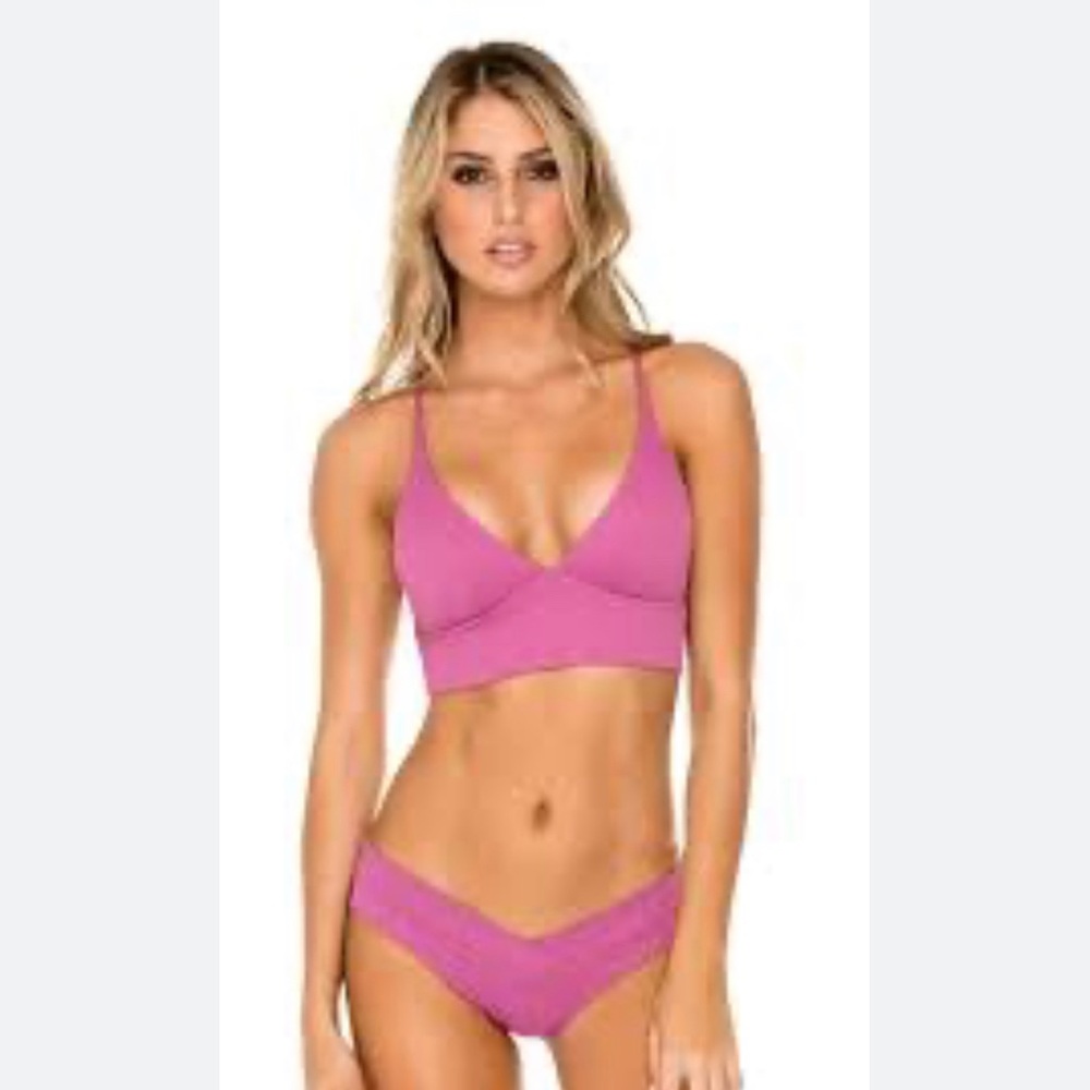 Luli Fama Orillas Del Mar Ribbed Bikini